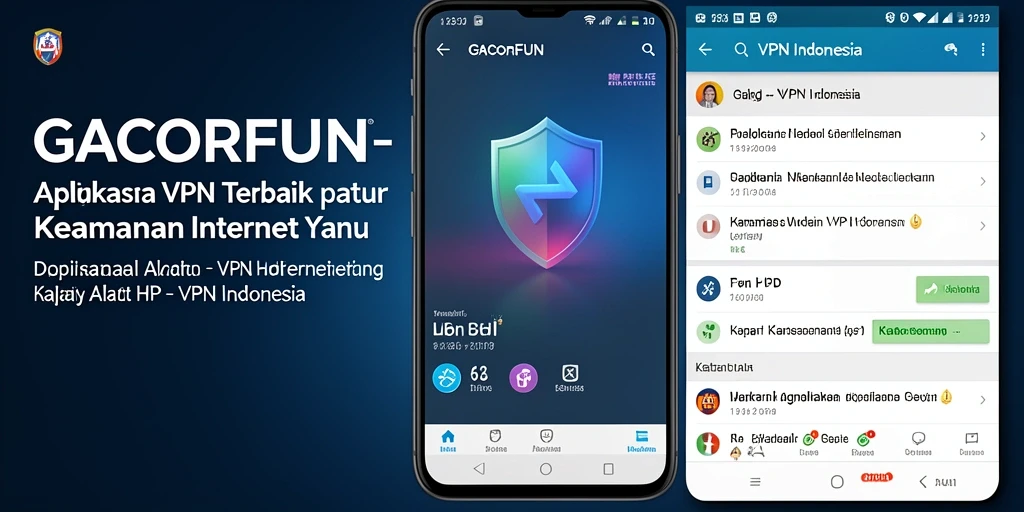 Tampilan antarmuka modern GACORFUN yang memudahkan navigasi pengguna.