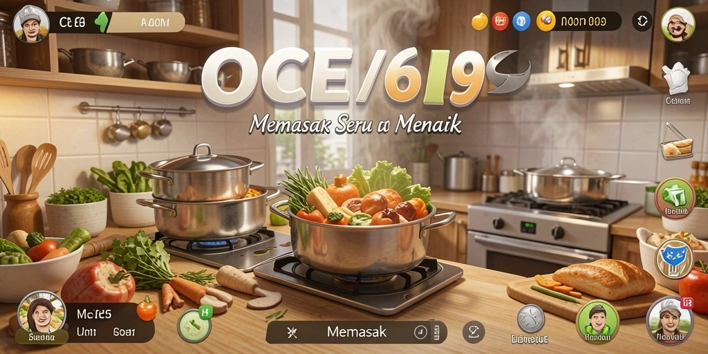 Tangkapan layar OCE69 menampilkan antarmuka memasak yang menarik.