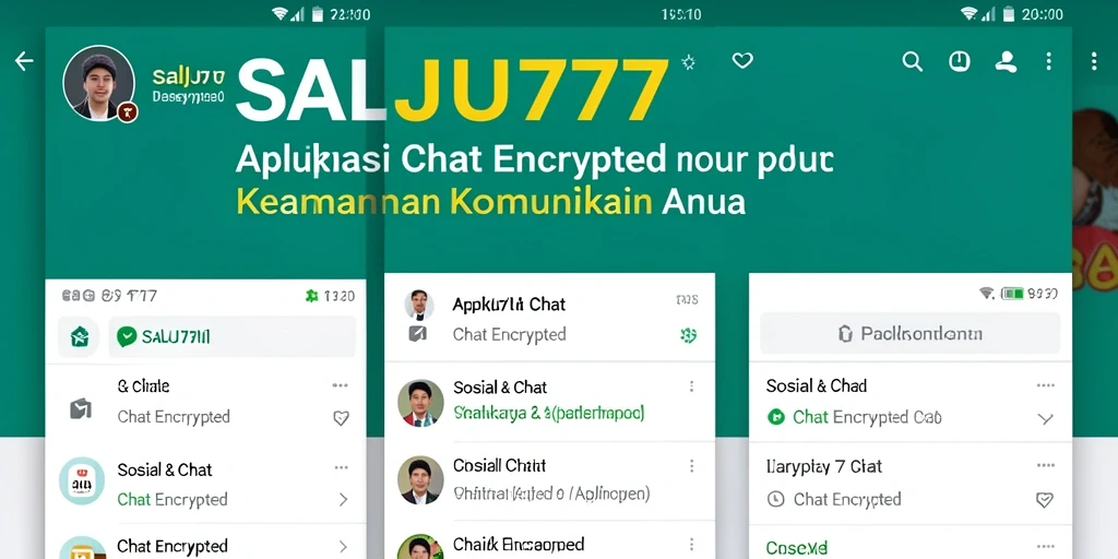 Antarmuka pengguna SALJU777 yang menarik dan fungsional.