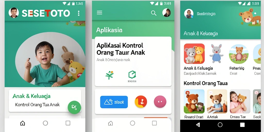 Antarmuka aplikasi SESETOTO yang ramah pengguna untuk kontrol orang tua.