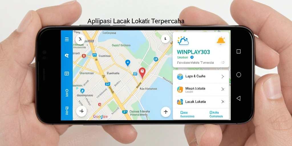 Antarmuka pengguna WINPLAY303 yang intuitif untuk pelacakan lokasi.